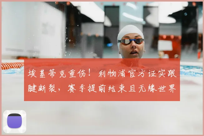 埃基蒂克重伤！利物浦官方证实跟腱断裂，赛季提前结束且无缘世界杯